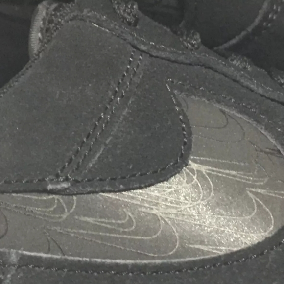 Nike Air Force 1 LOW 07 LV8 Suede BLK / Crimson - Picture 9 of 10